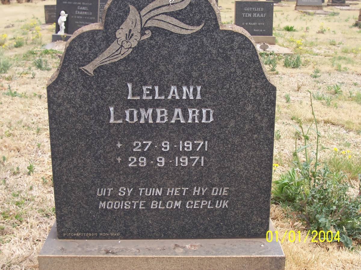 LOMBARD Lelani 1971-1971
