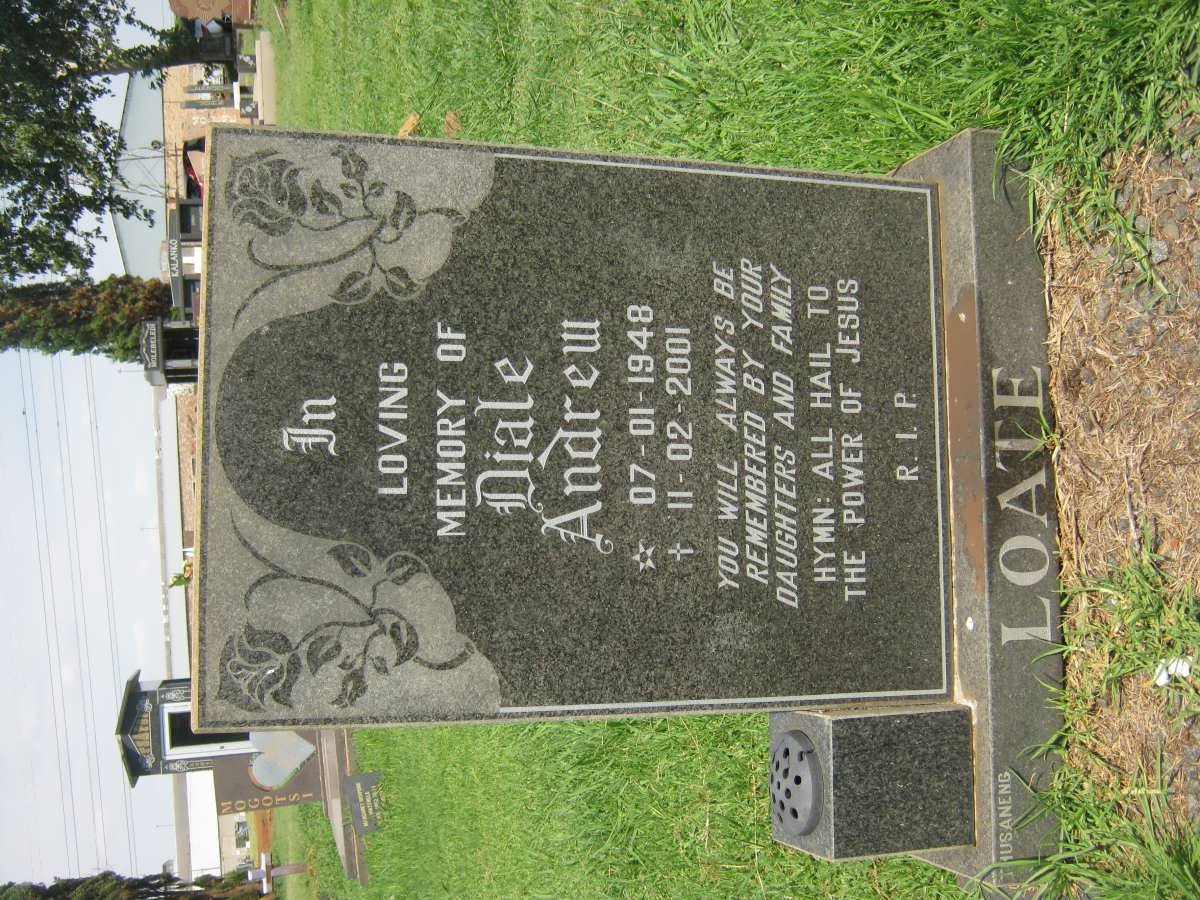 LOATE Diale Andrew 1948-2001