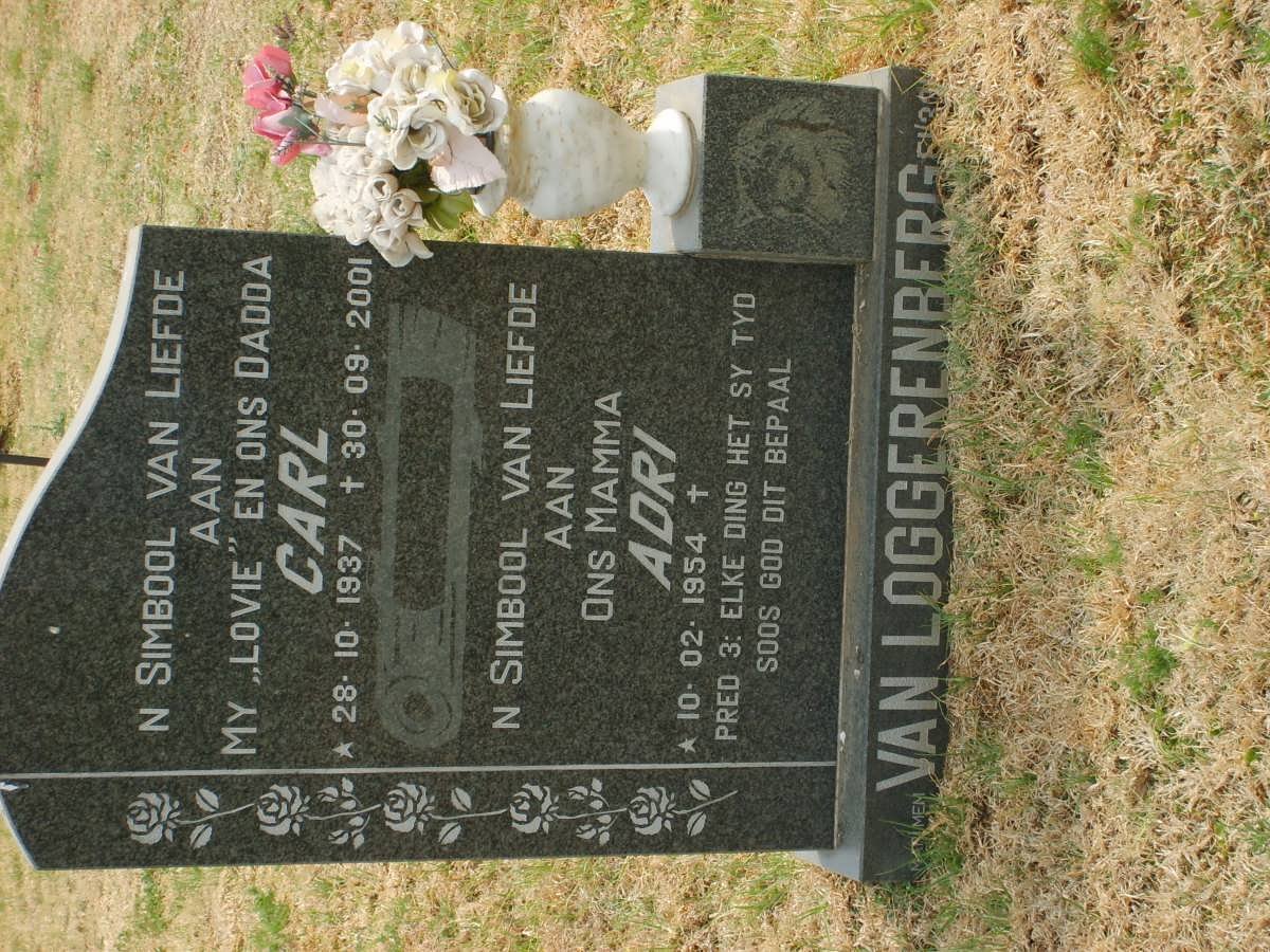 LOGGERENBERG Carl, van 1937-2001 &amp; Adri 1954-