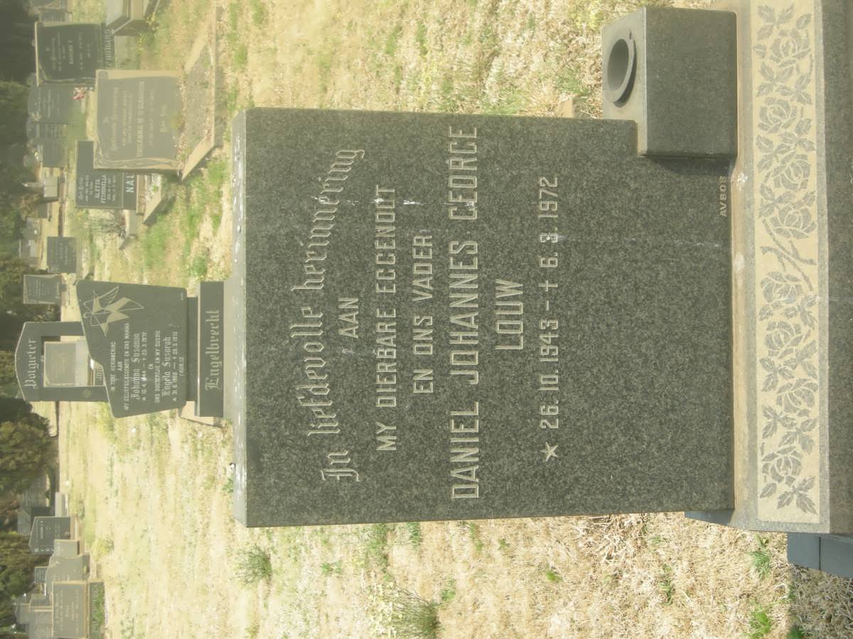 LOUW Daniel Johannes George 1943-1972
