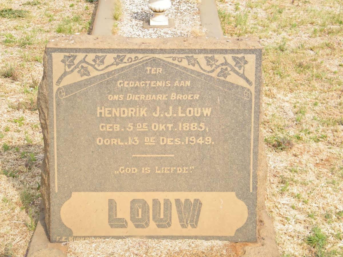 LOUW Hendrik J.J. 1885-1949