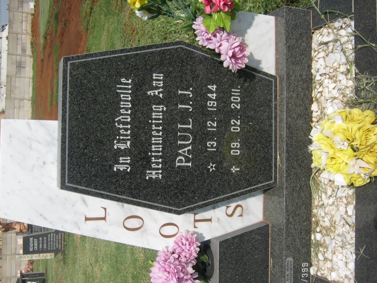 LOOTS Paul J.J. 1944-2011