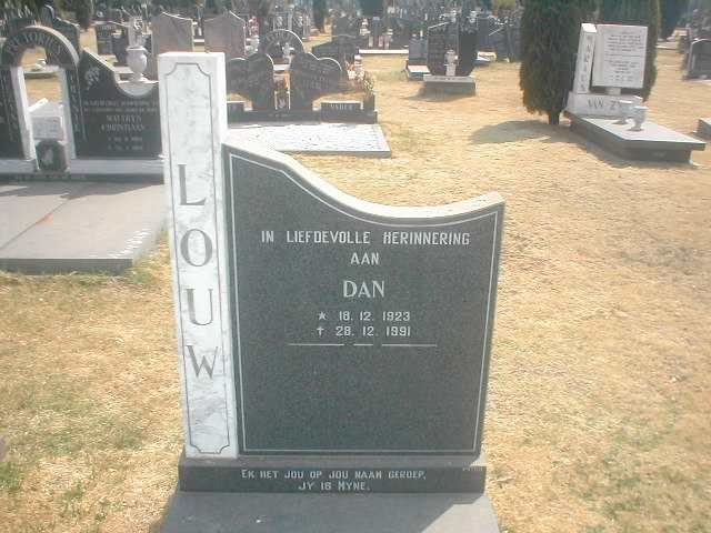 LOUW Dan 1923-1991