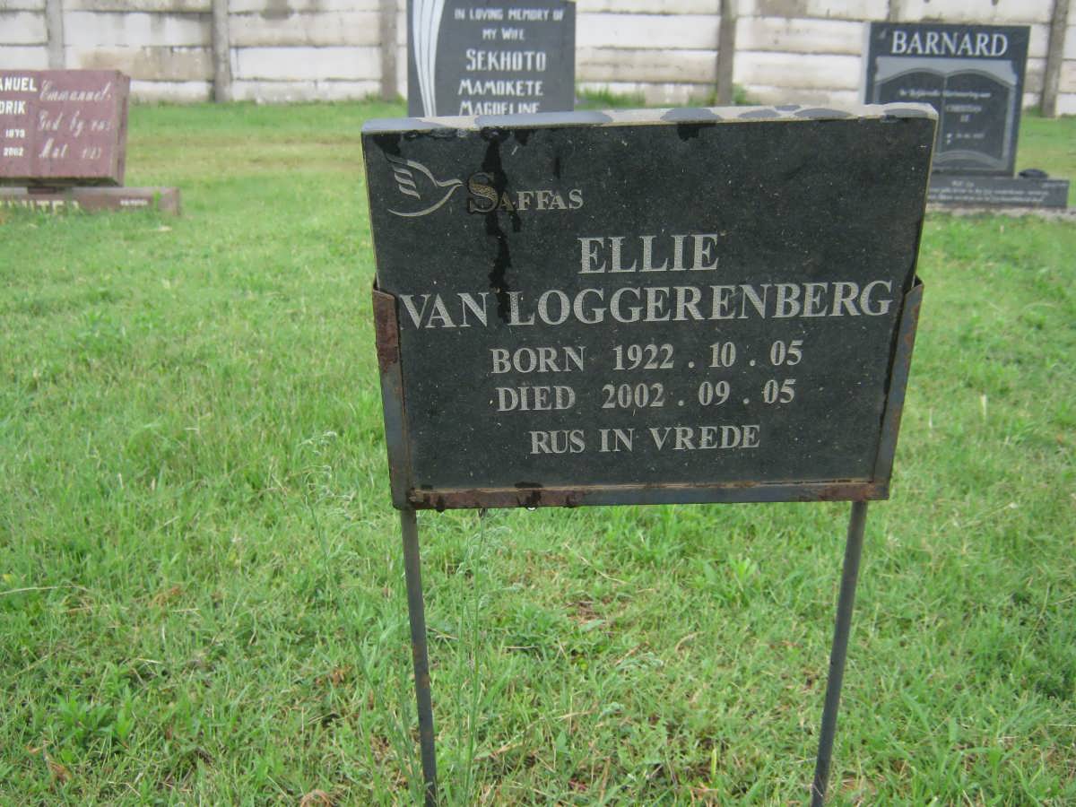 LOGGERENBERG Ellie, van 1922-2002