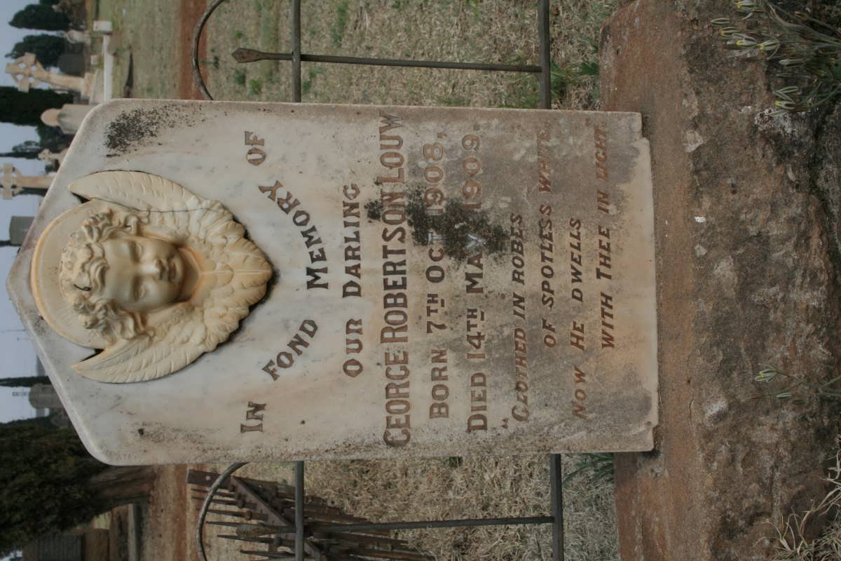 LOUW George Robertson 1908-1909