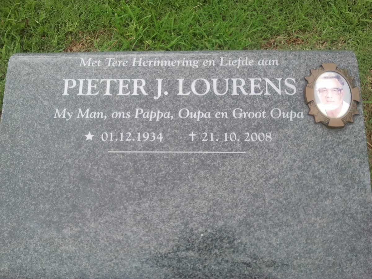 LOURENS Pieter J. 1934-2008