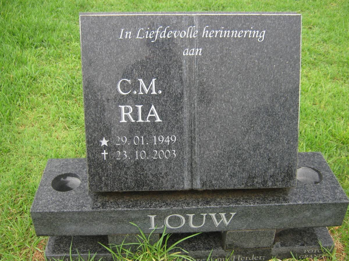 LOUW C.M. 1949-2003