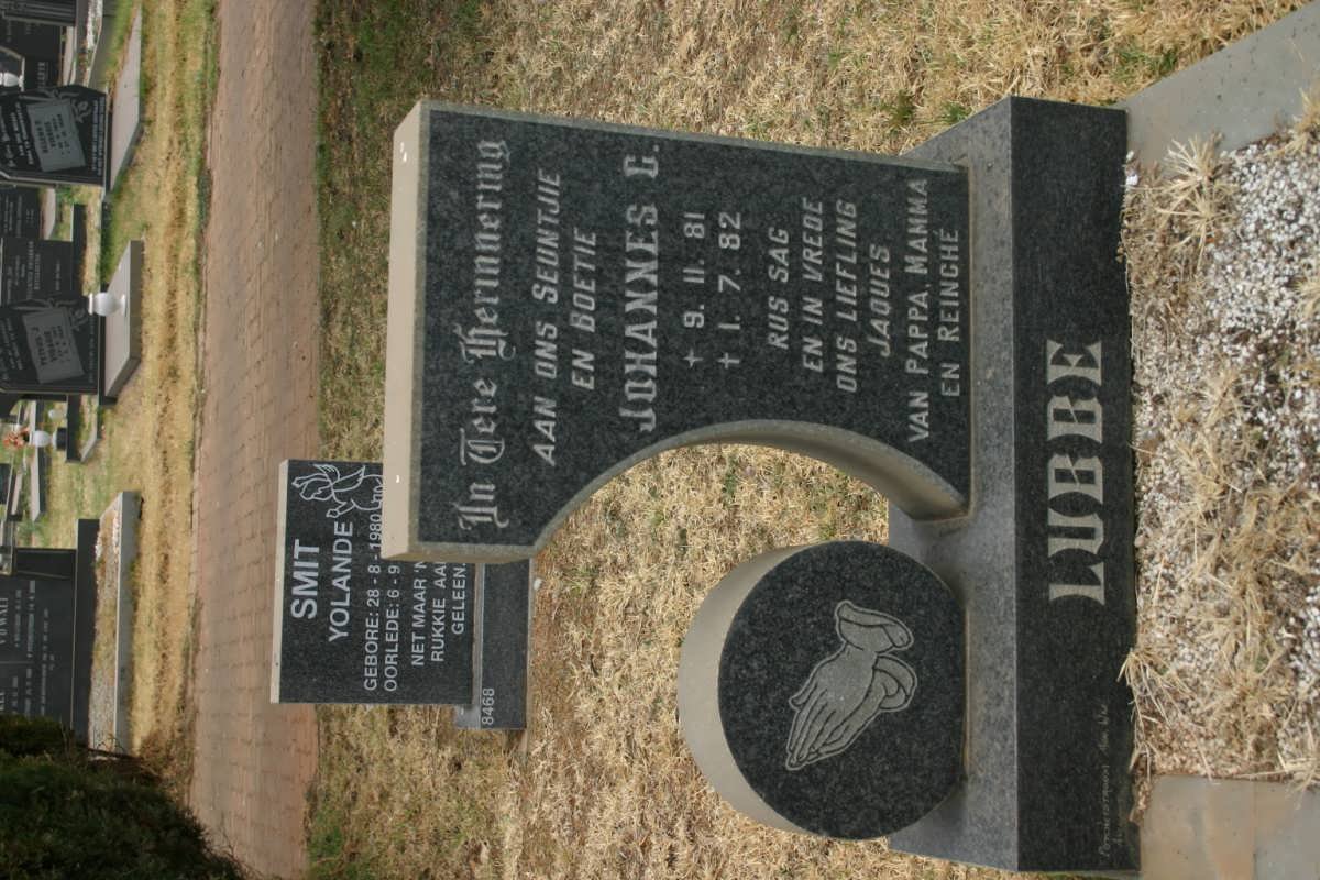 LUBBE Johannes C. 1981-1982