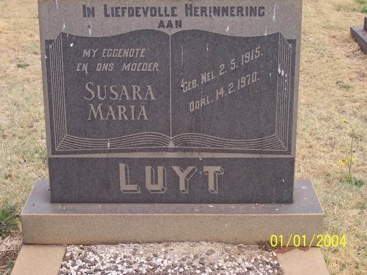 LUYT Susara Maria 1915-1970