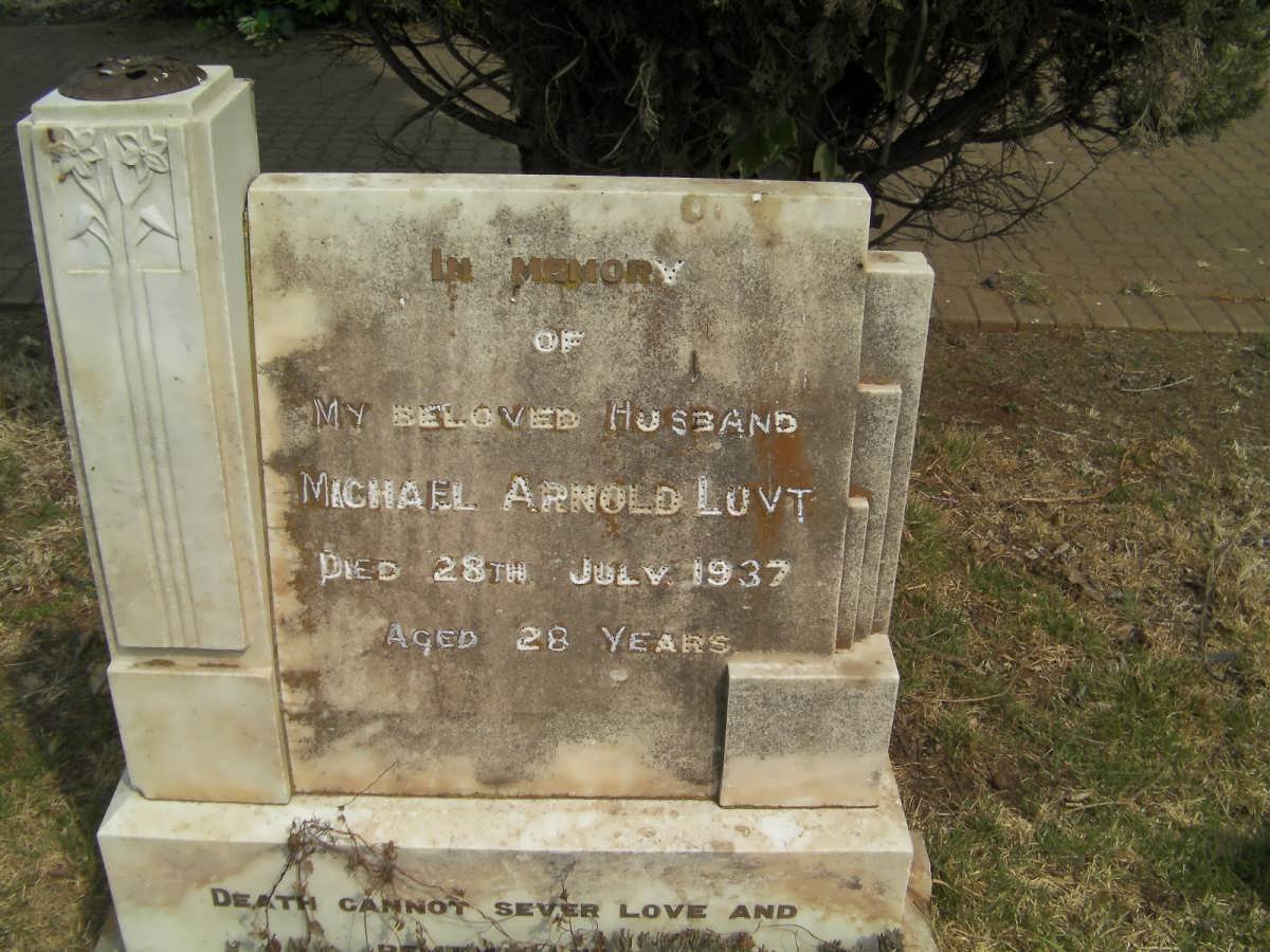 LUYT Michael Arnold -1937