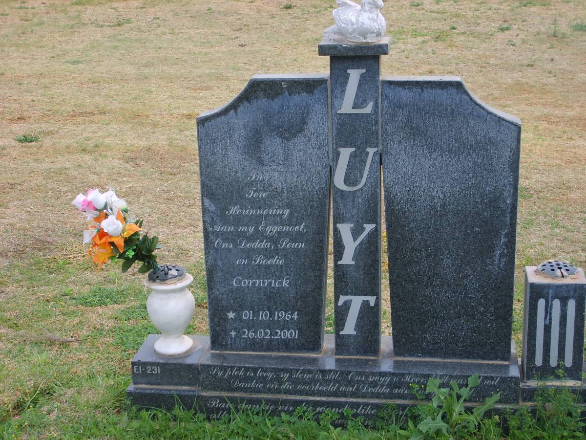 LUYT Cornick 1964-2001