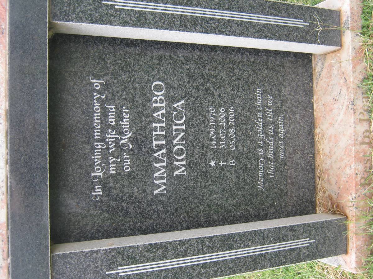 MMATHABO Monica 1970-2006