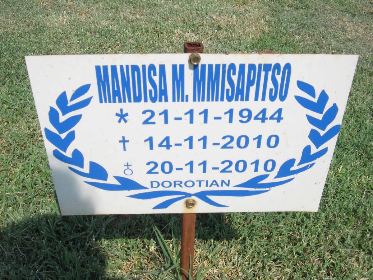 MMISAPITSO Mandisa M. 1944-2010