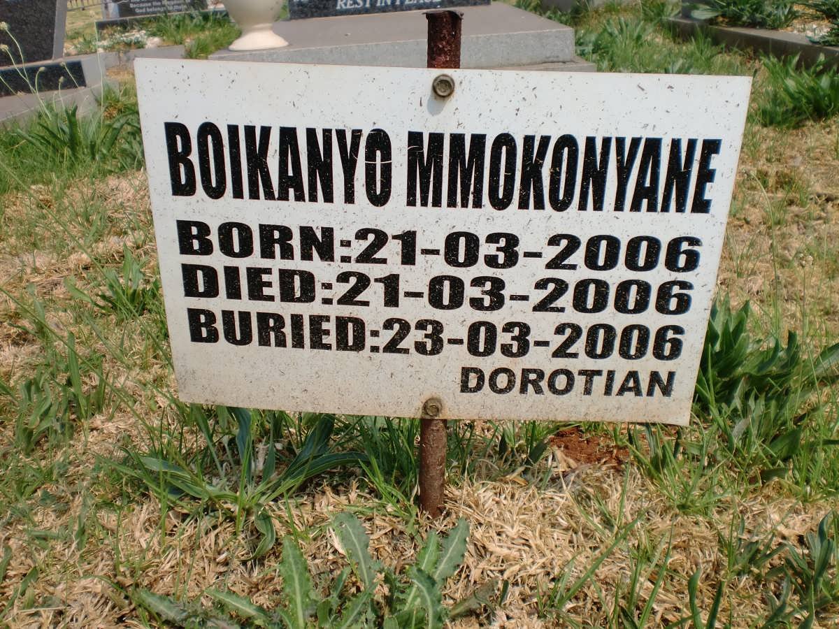 MMOKONYANE Boikanyo 2006-2006