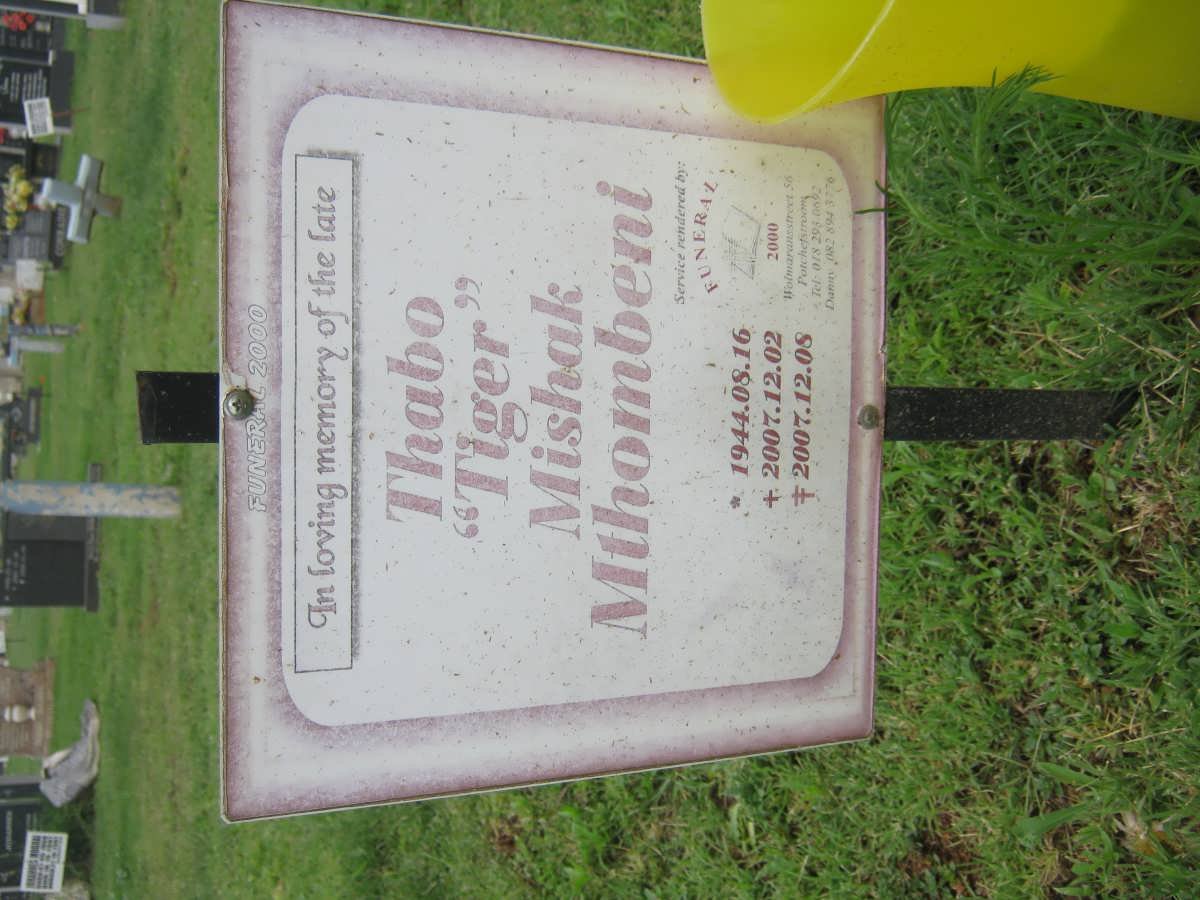 MTHOMBENI Thabo Mishak 1944-2007
