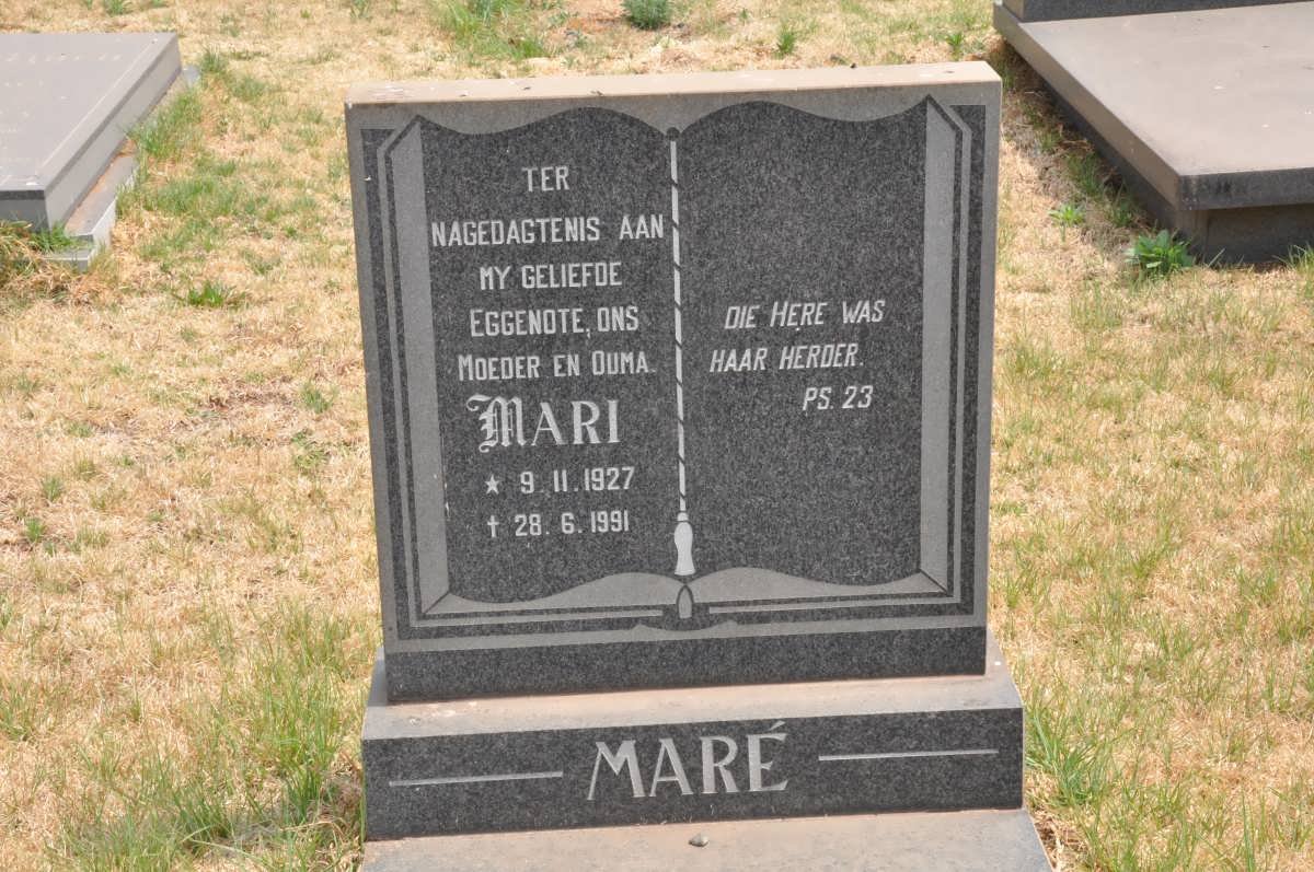 MARÉ Mari 1927-1991