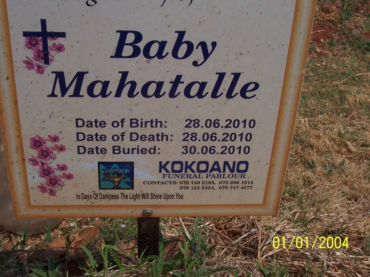 MAHATALLE Baby 2010-2010