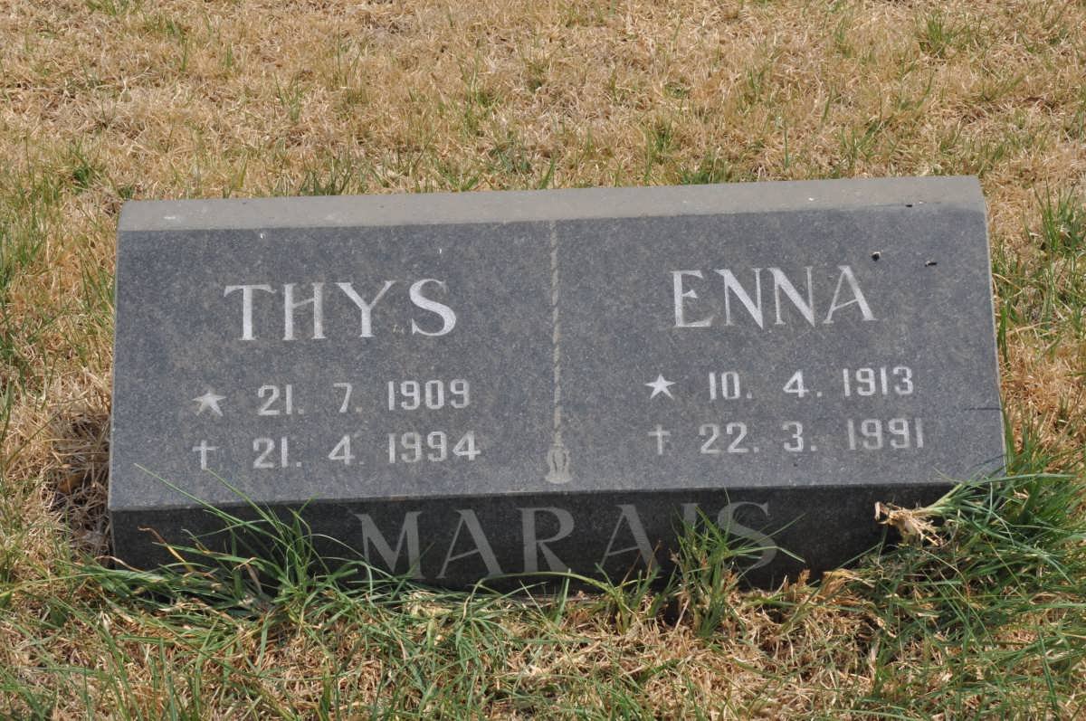 MARAIS Thys 1909-1994 &amp; Enna 1913-1991