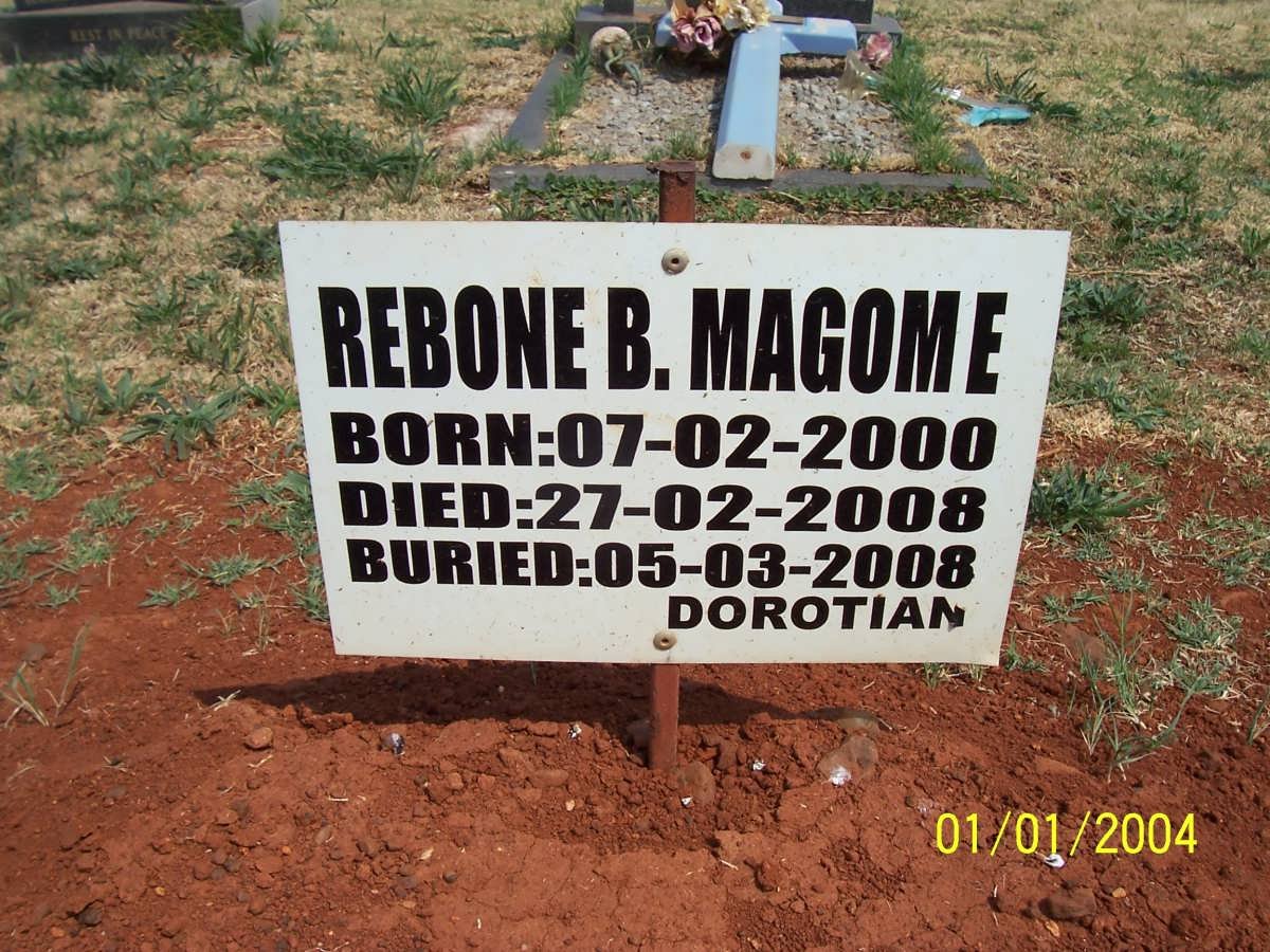 MAGOME Rebone B. 2000-2008