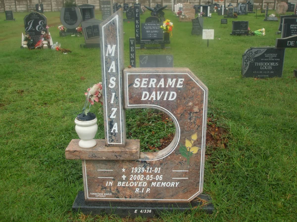 MASIZA Serame David 1939-2002