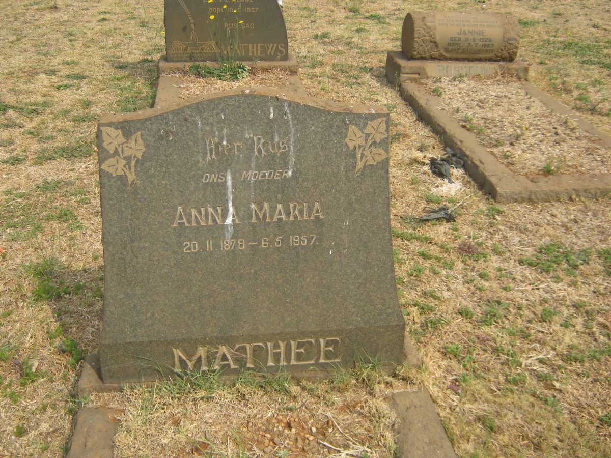 MATHEE Anna Maria 1878-1957