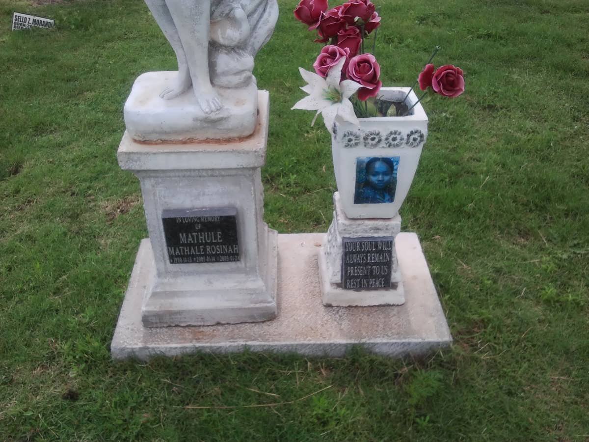 MATHULE Mathale Rosinah 1950-2009