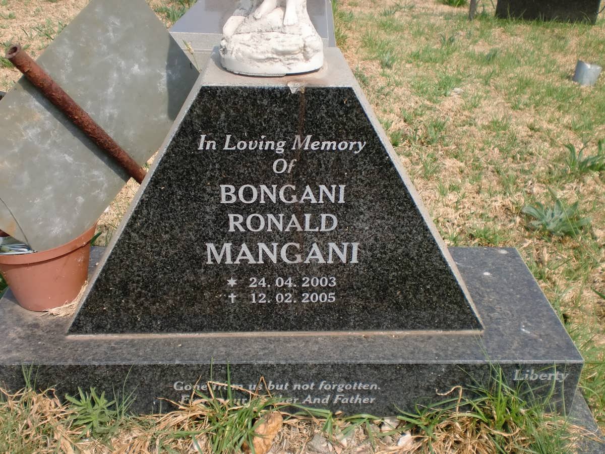 MANGANI Bongani Ronald 2003-2005