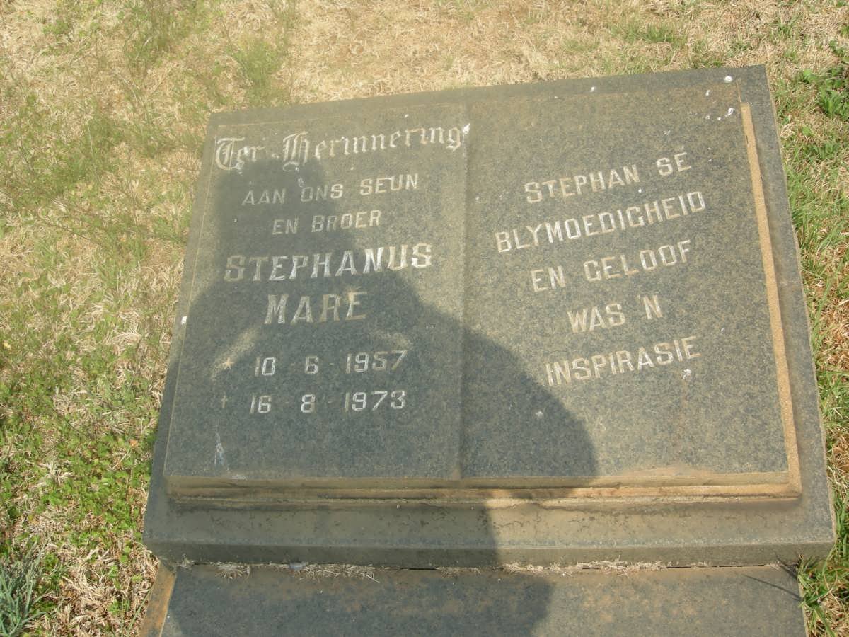MARE Stephanus 1957-1973