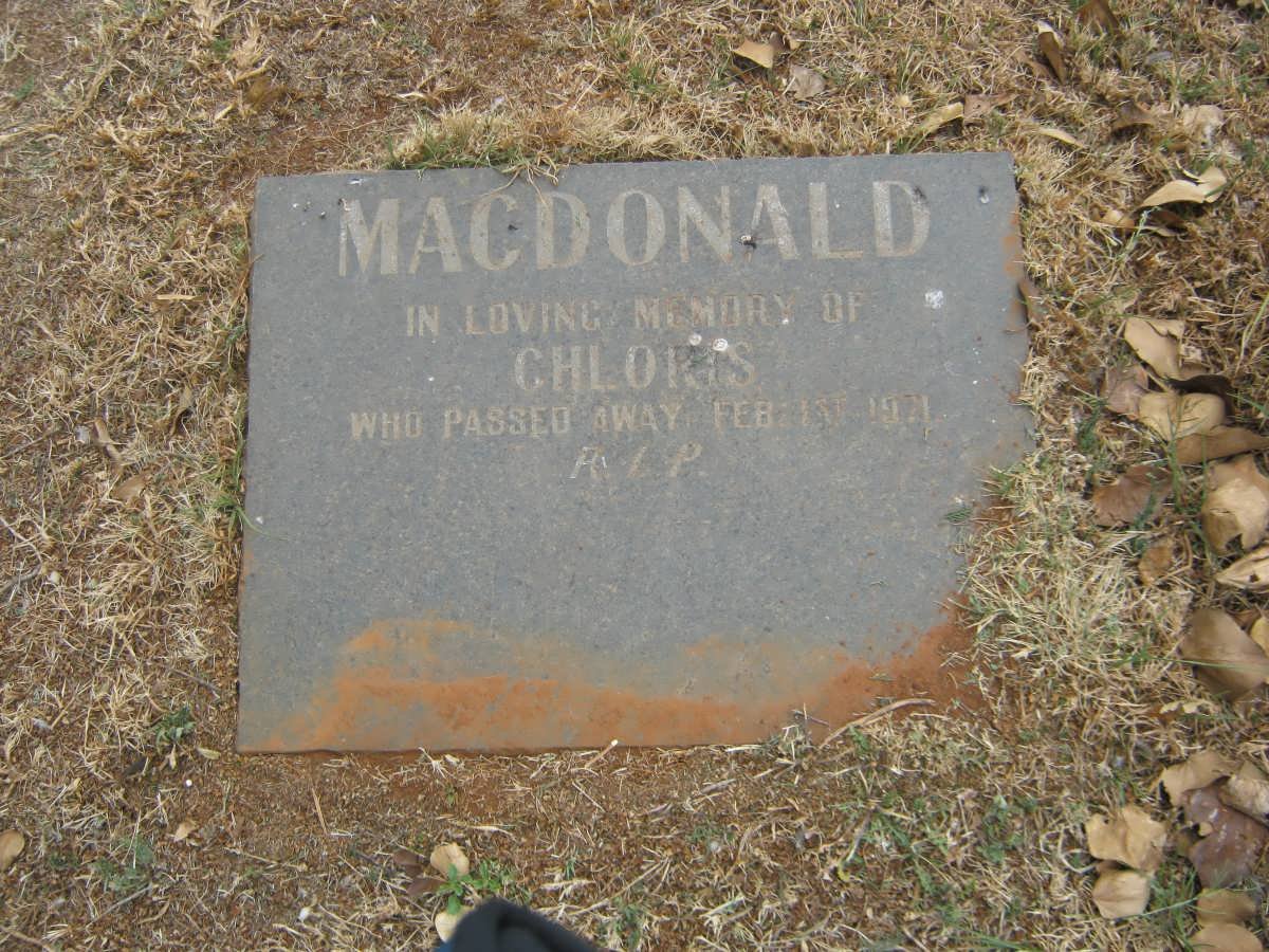 MACDONALD Chlorus -1971
