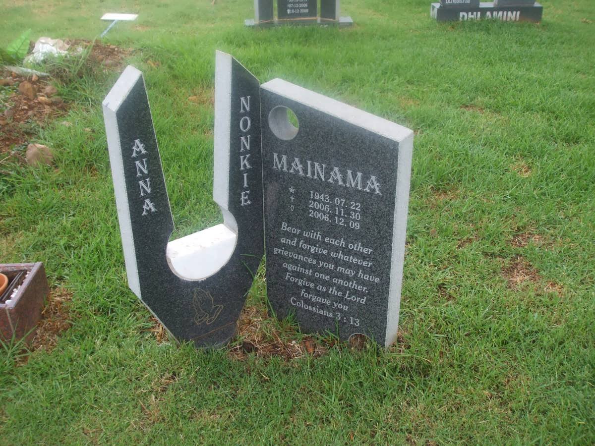 MAINAMA Anna Nonkie 1943-2006