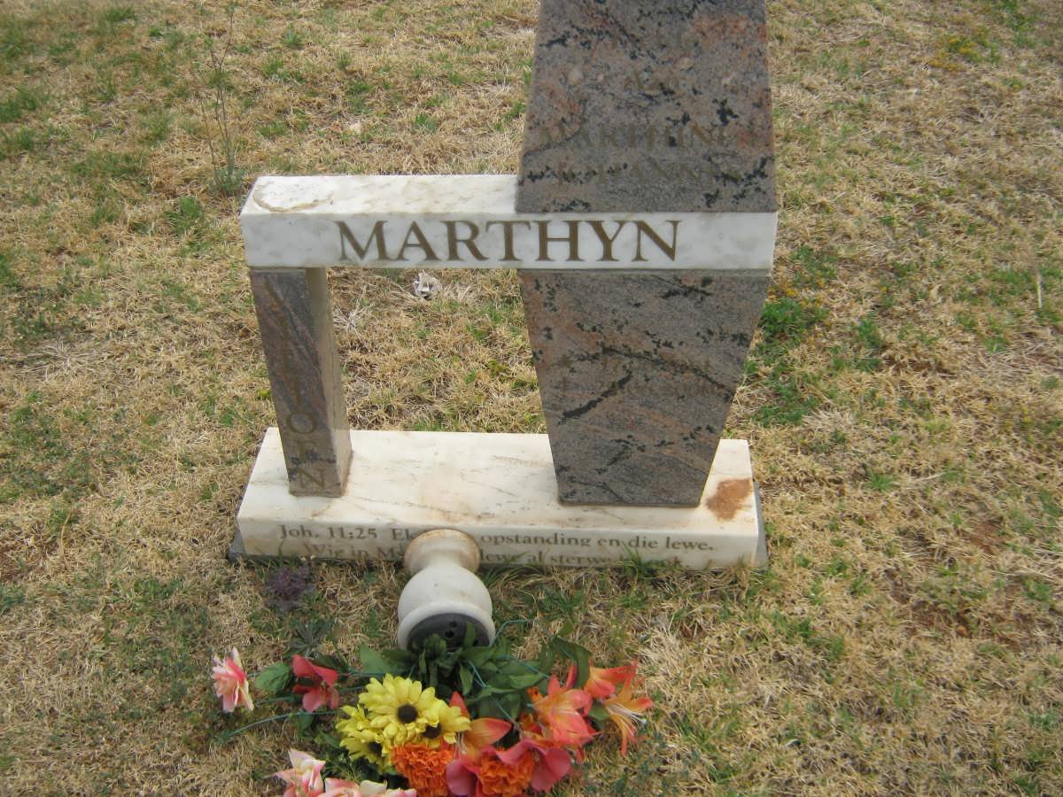 MARTHYN Marthinus Johannes
