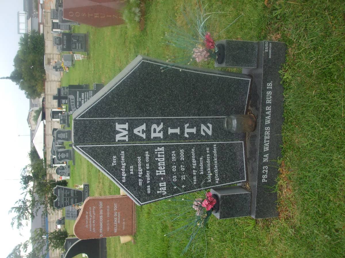 MARITZ Jan-Hendrik 1954-2005