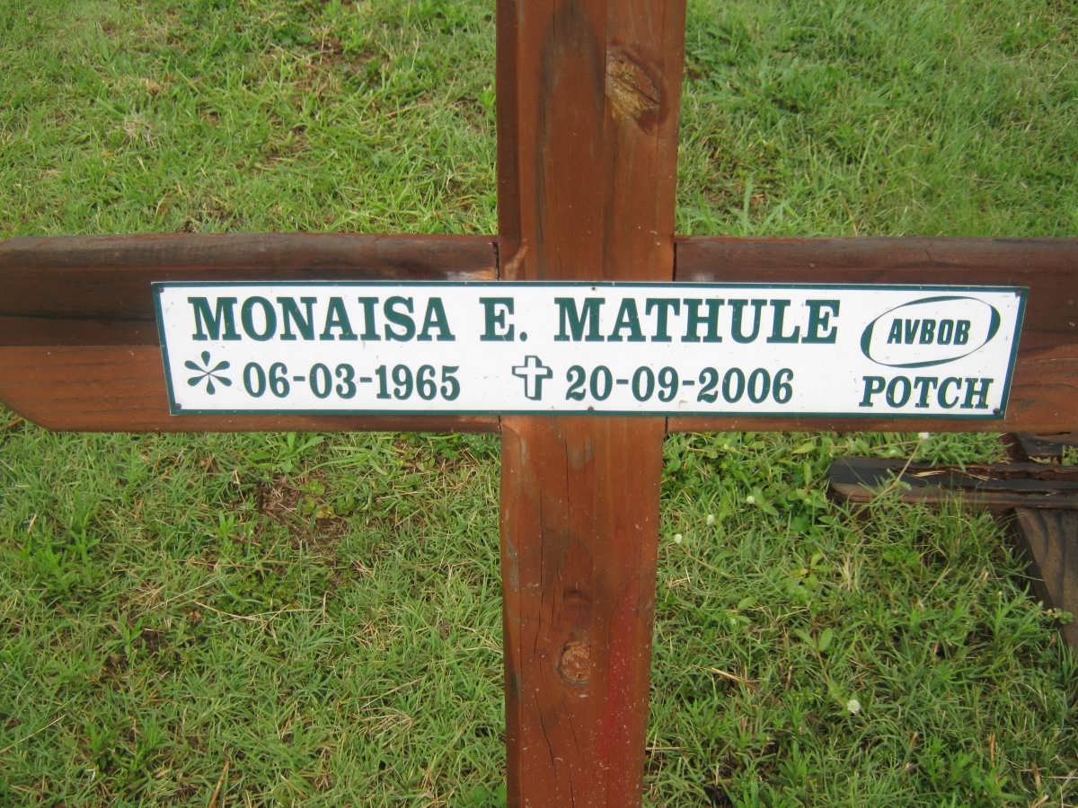 MATHULE Monaisa E. 1965-2006