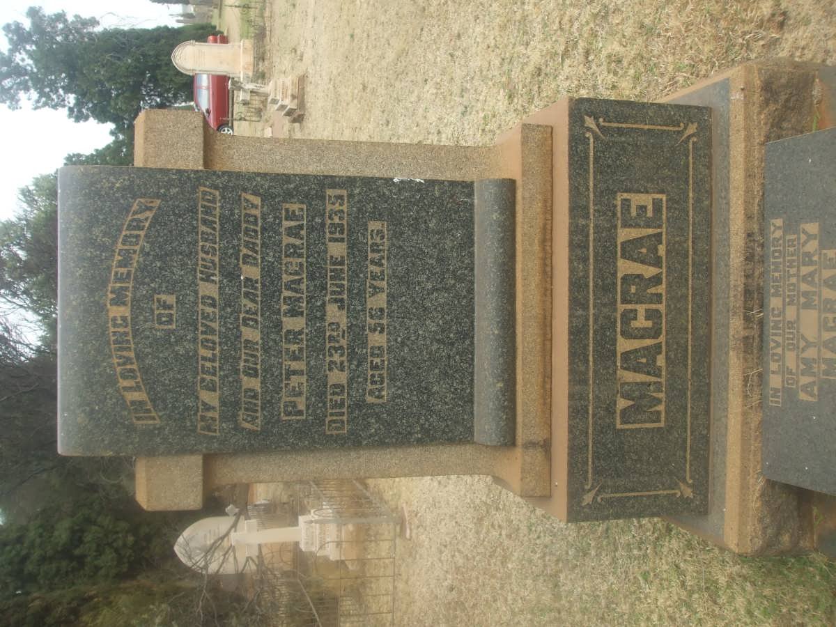 MACRAE Peter -1935
