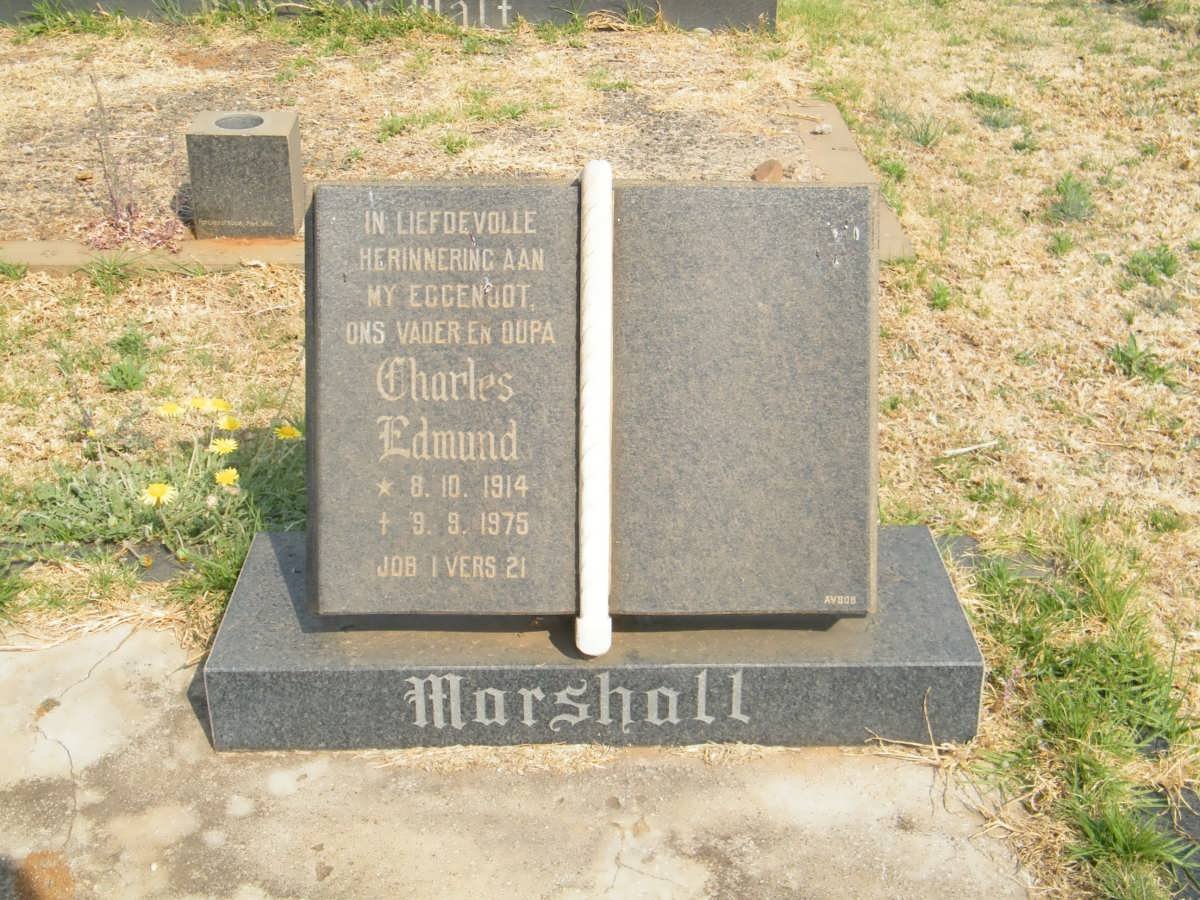 MARSHALL Charles Edmund 1914-1975