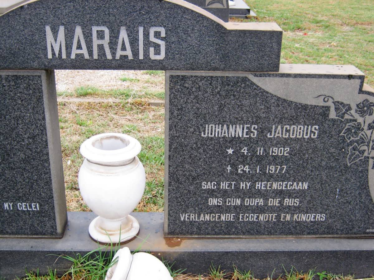 MARAIS Johannes Jacobus 1902-1977