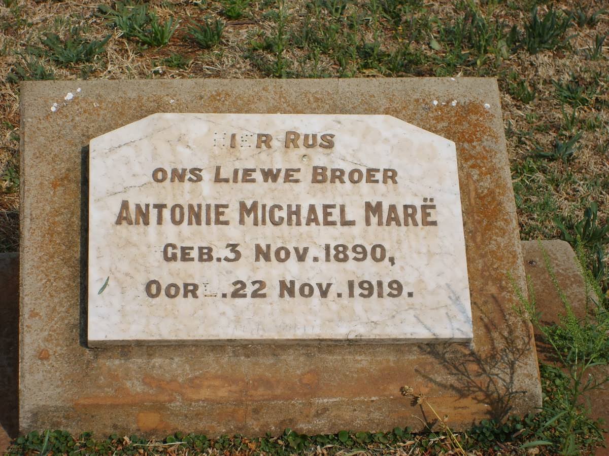 MARË Antonie Michael 1890-1919