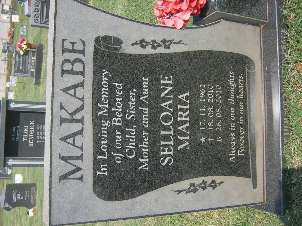 MAKABE Selloane Maria 1961-2010