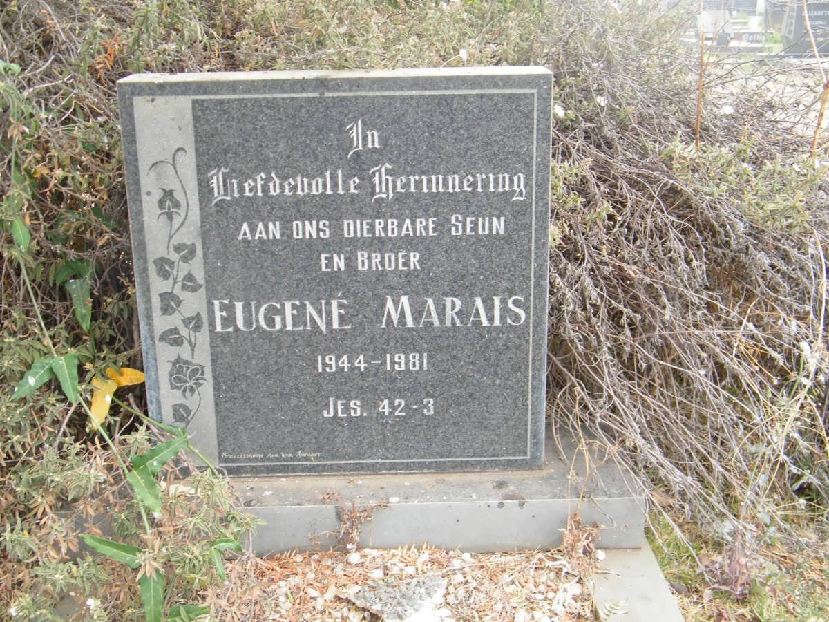 MARAIS Eugené 1944-1981