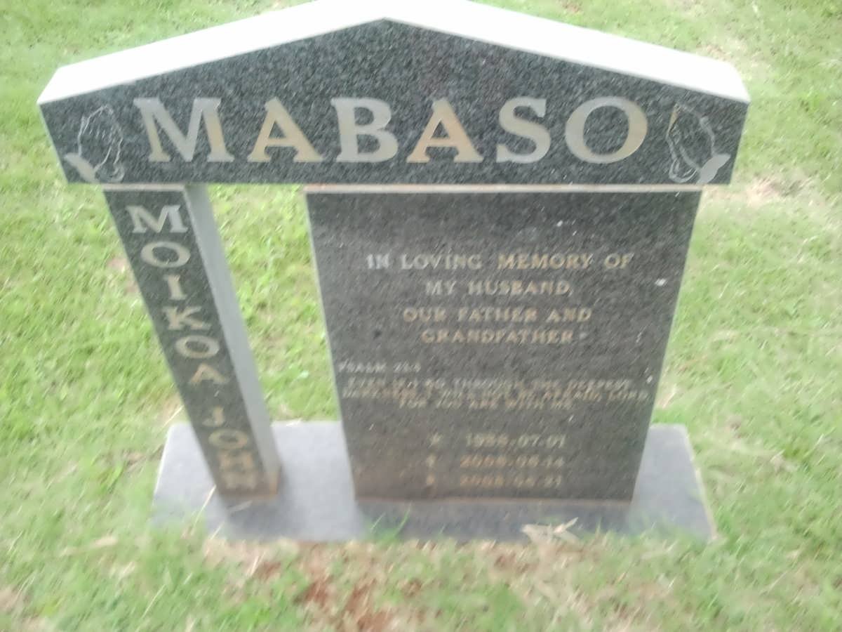 MABASO Moikoa John 19??-2009
