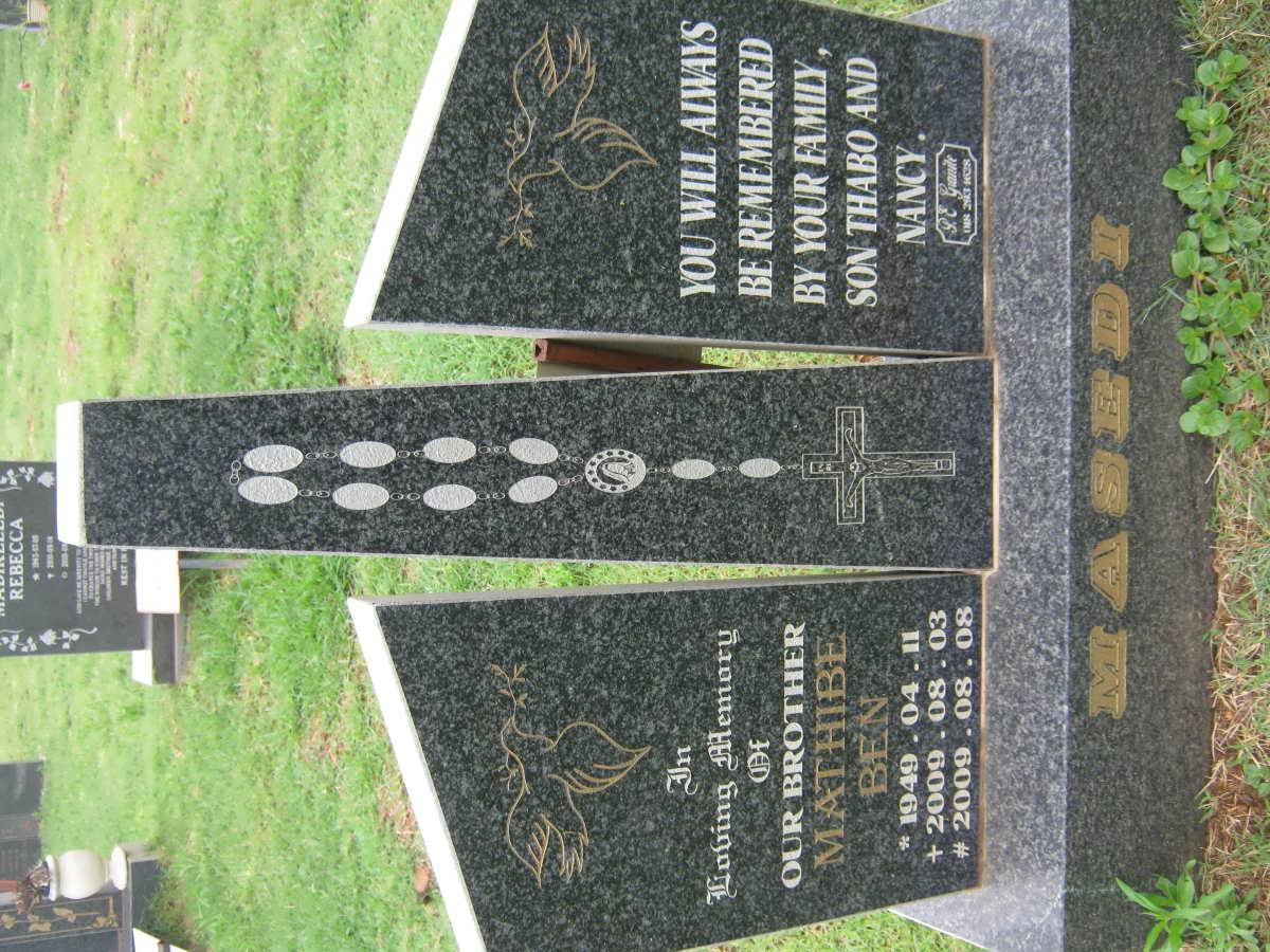 MASEDI Mathibe Ben 1949-2009
