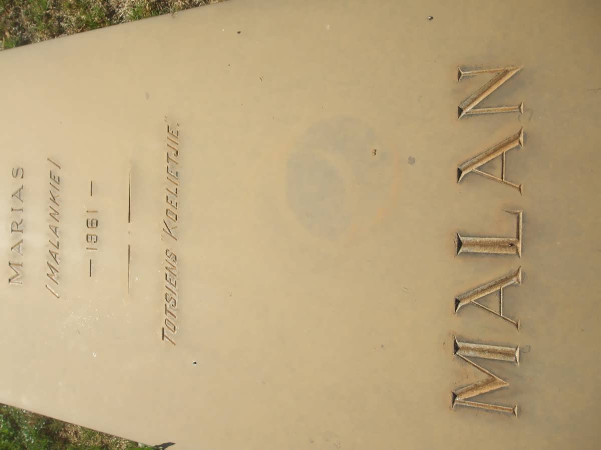 MALAN Guillaume Marias -1961