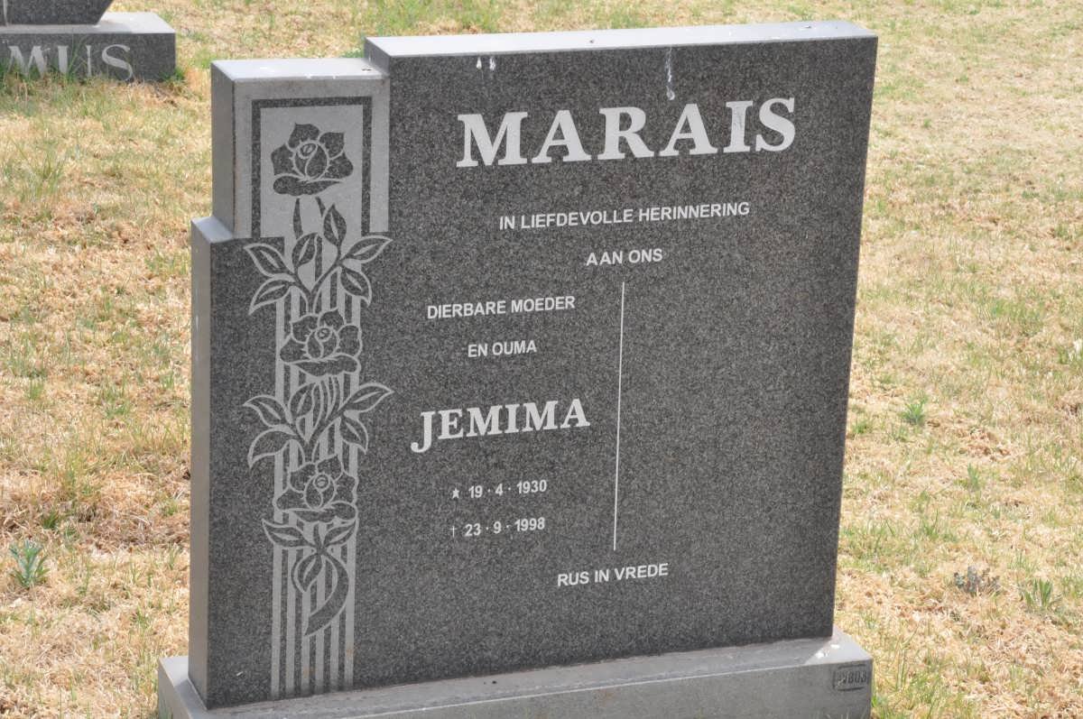 MARAIS Jemima 1930-1998