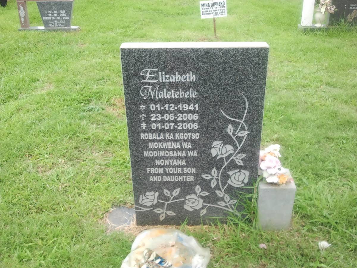 MALETEBELE Elizabeth 1941-2006
