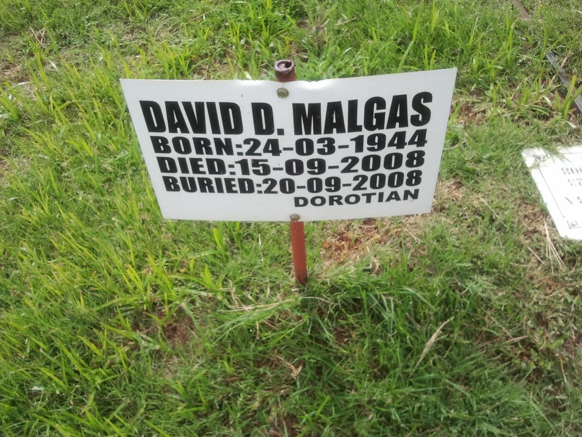 MALGAS David D. 1944-2008