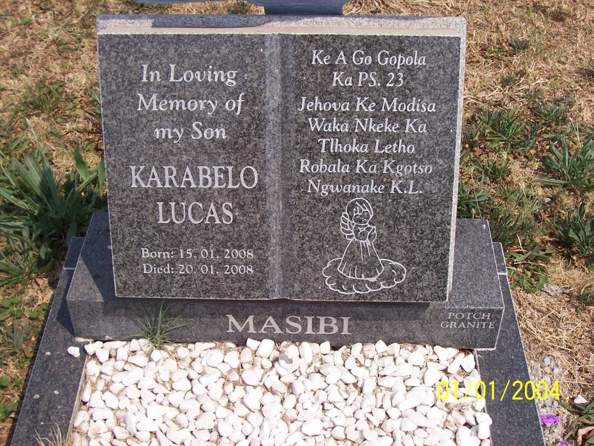 MASIBI Karabelo Lucas 2008-2008