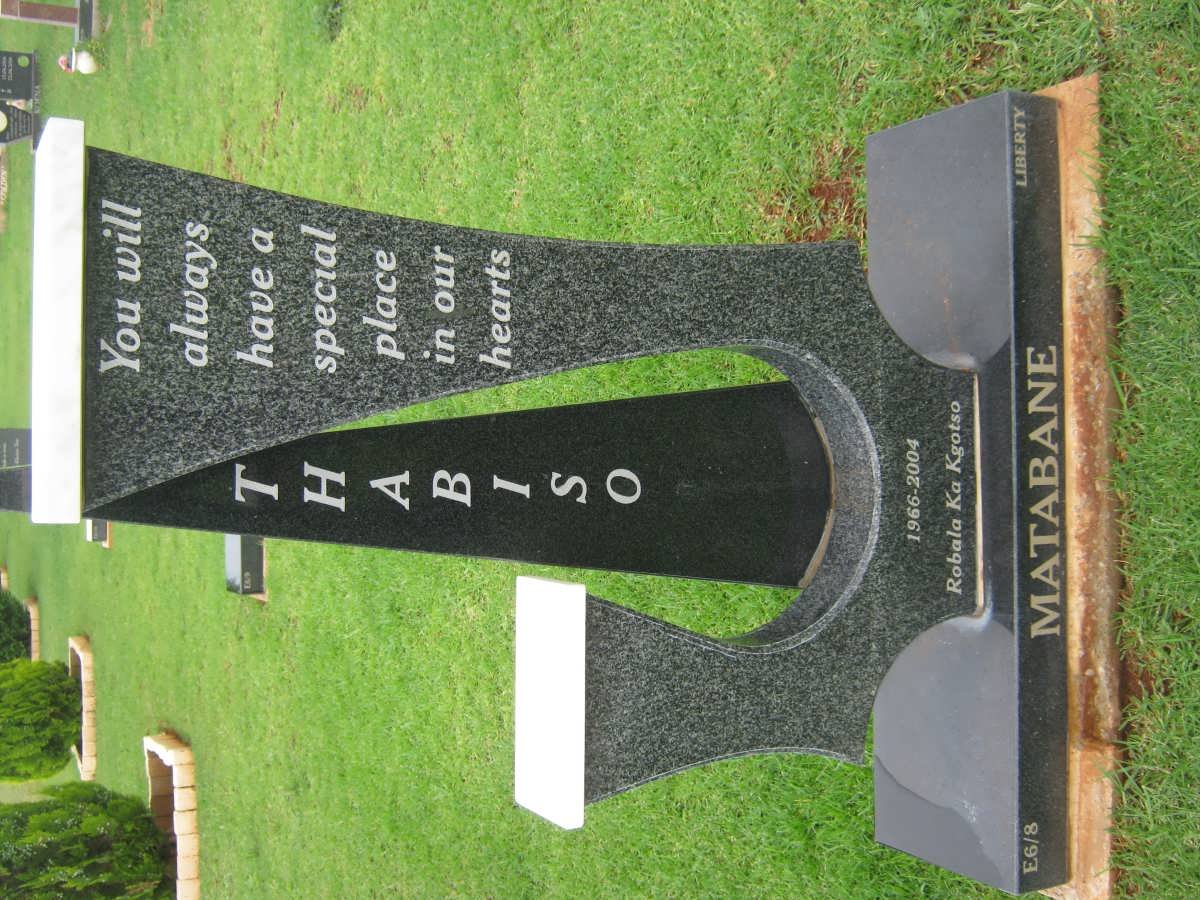 MATABANE Thabiso 1966-2004