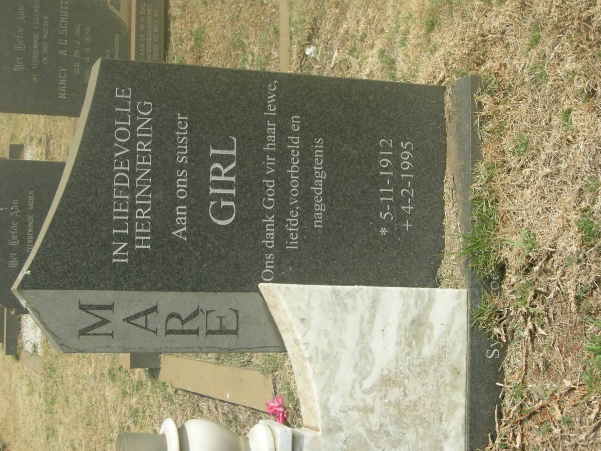 MARÉ Girl 1912-1995