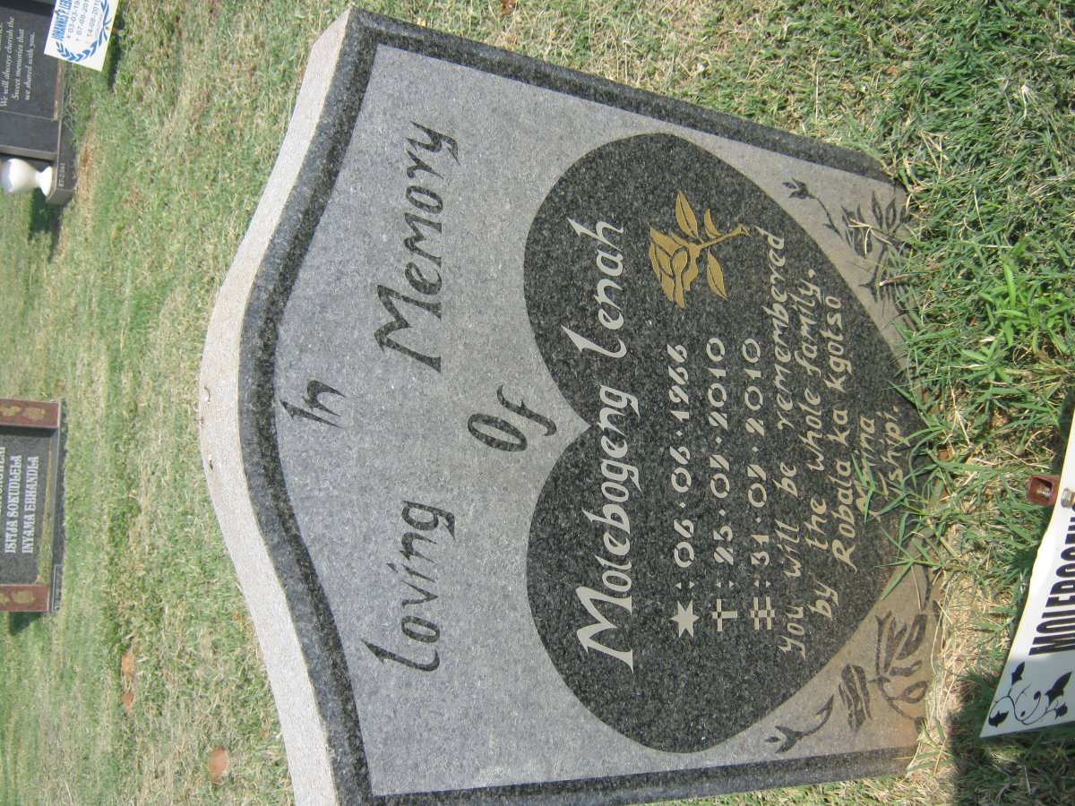 MATSIETSA Molebogeng Lenah 1966-2010