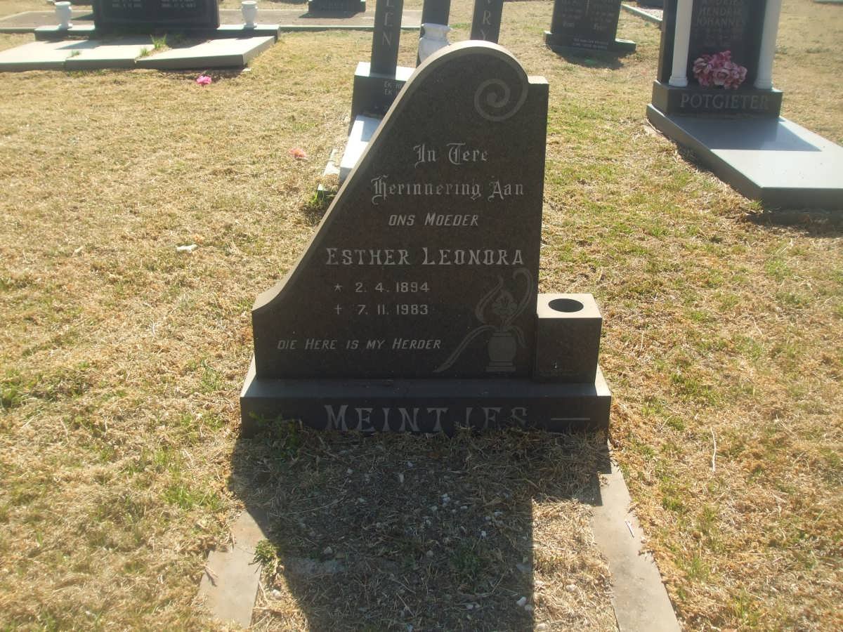 MEINTJES Esther Leonora 1894-1983